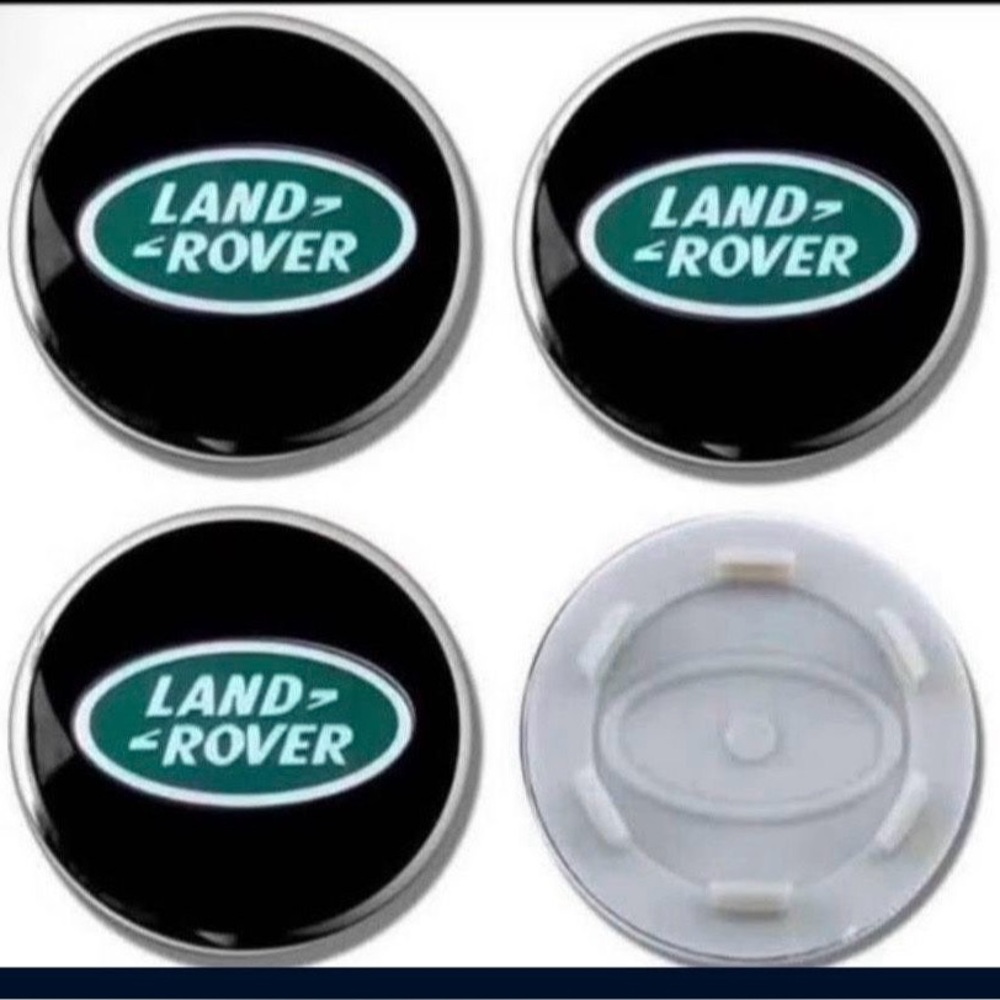 63mm Land Rover Wheel Center Caps Set